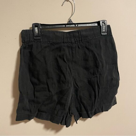 Aritzia Babaton Bastien Black Linen Shorts- Size Medium - Picture 5 of 7